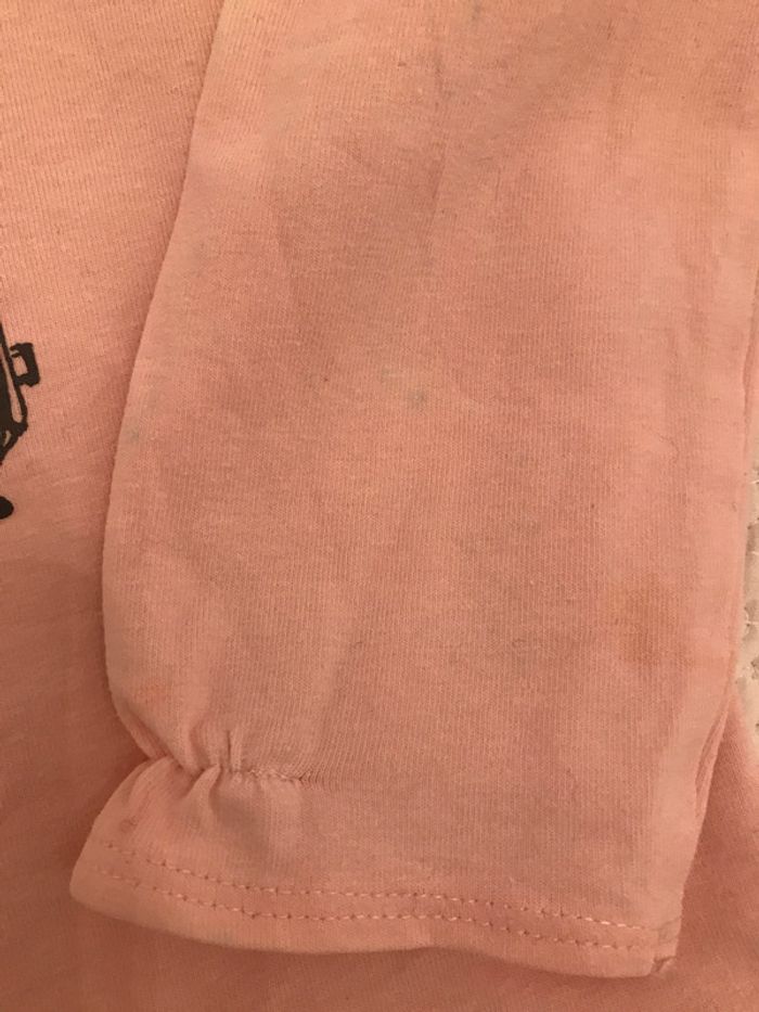 T-shirt manches longues rose 6 Ans - photo numéro 3