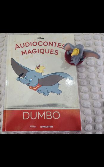5ēme.audioconte magique collection altaya deagostini livre et figurine disney audio conte