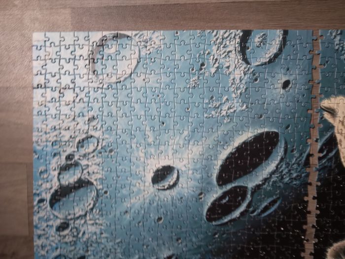 puzzle 1000 pièces tigre blanc fluorescent - photo numéro 5