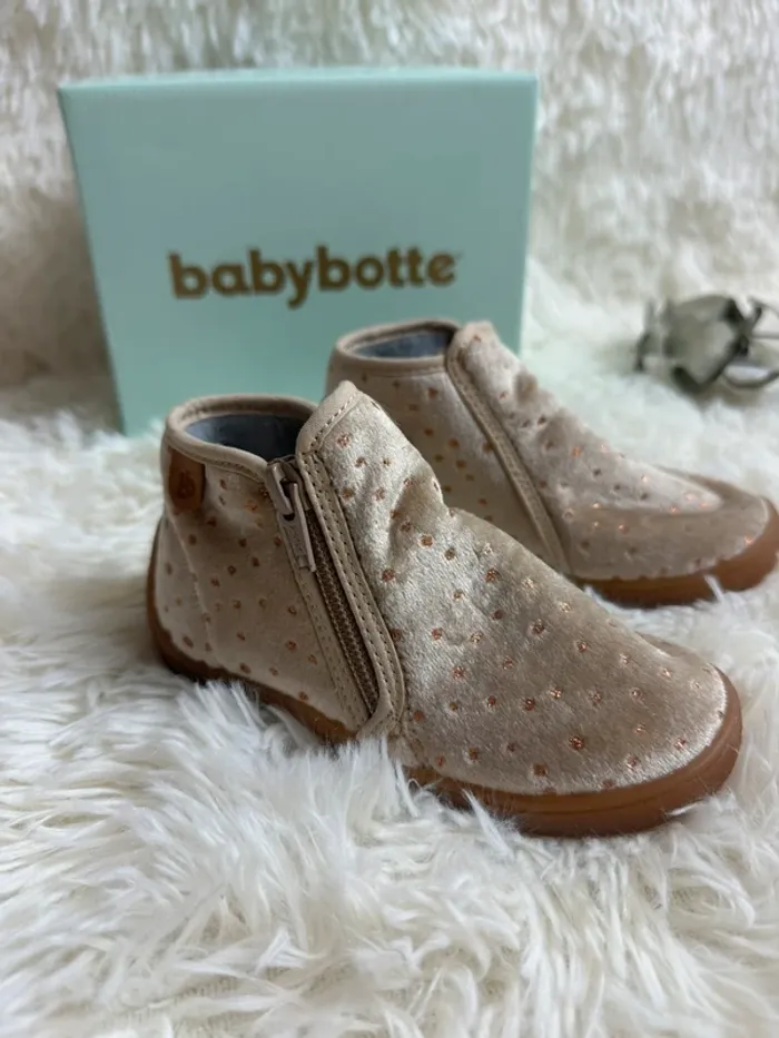 Paire de chaussons Babybotte taille 25 - photo numéro 3
