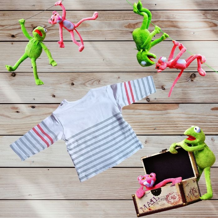 Pull/T-shirt à manches longues, léger , bébé garçon taille 6 mois - photo numéro 2