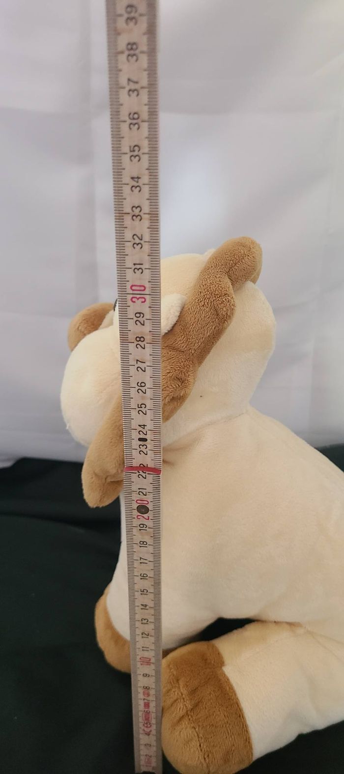 Doudou lion écru marron PLAYKIDS - photo numéro 3