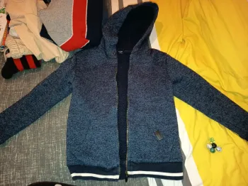 Veste doublée à capuche 8 ans garçon