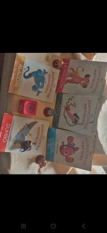 Lot début audiocontes Magiques altaya avec enceinte