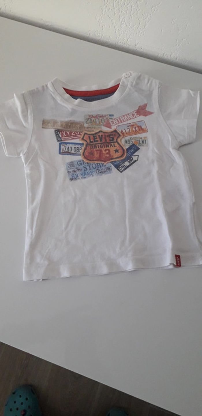 T.shirt manches courtes levi's 6/12 mois - photo numéro 6