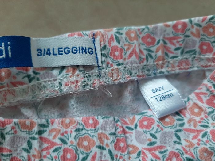 2 leggings 3/4 8 ans - photo numéro 3