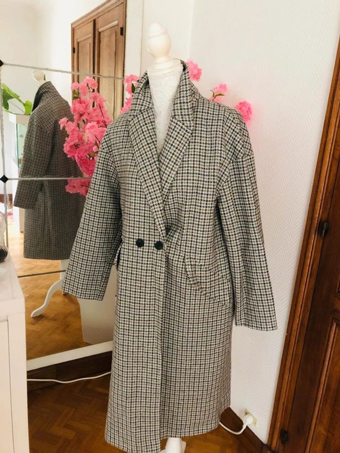 Manteau oversize neuf Zara taille XS - photo numéro 3