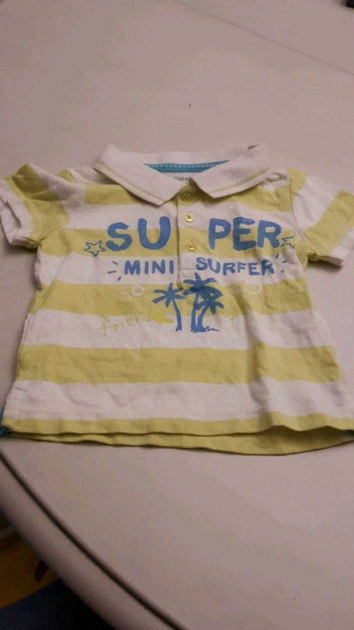 Polo manches courtes 6 mois