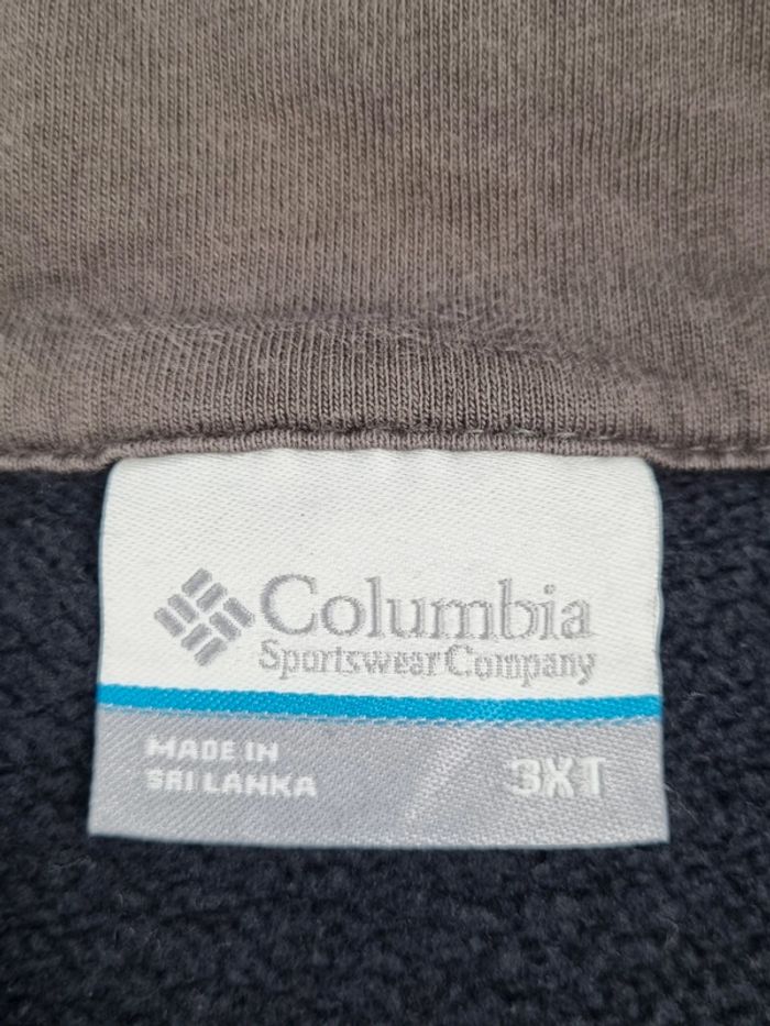 Sweat Columbia 1/4 Zip noir – Taille XXXL Homme (mesures en photos) - photo numéro 6