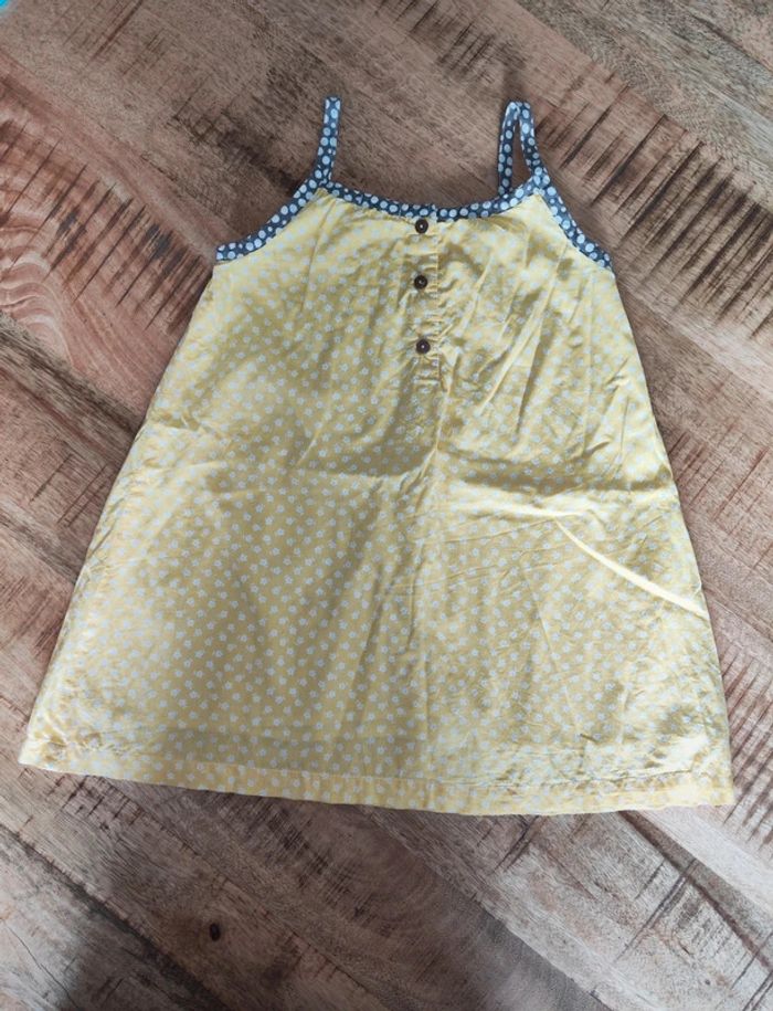 Jolie robe jaune à fleurs Confetti 4 ans - photo numéro 2