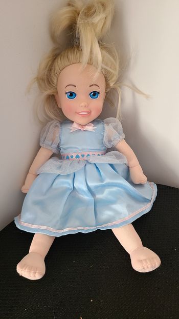 POUPEE TOLLY TOT DISNEY PRINCESS 13” CENDRILLON PLAYMATES 2006 ROBE BLEUE