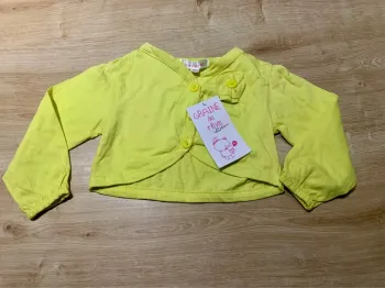 Boléro jaune 18 mois - Graine de rêve