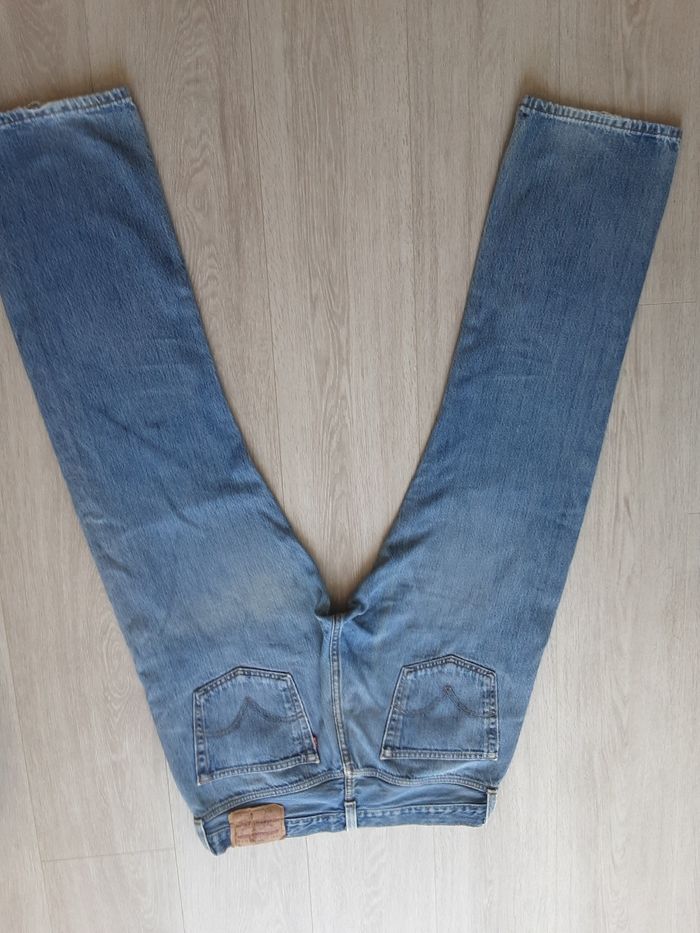 Pantalon jean marque Levi s strauss taille w  34 l 30 fermeture bouton - photo numéro 6