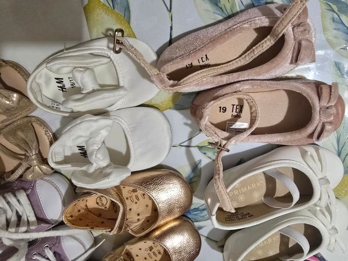 Lot de chaussures fille naissance jusqu'à 12 mois - photo numéro 5