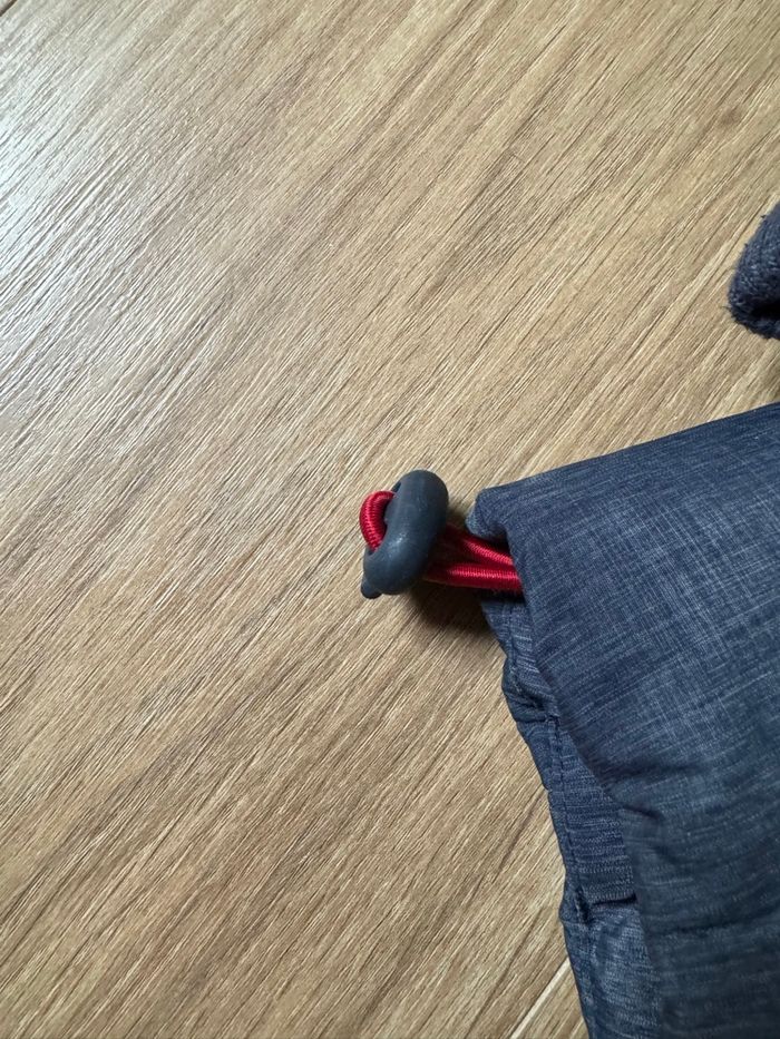 Doudoune à capuche Superdry bleu marine et rouge - photo numéro 7