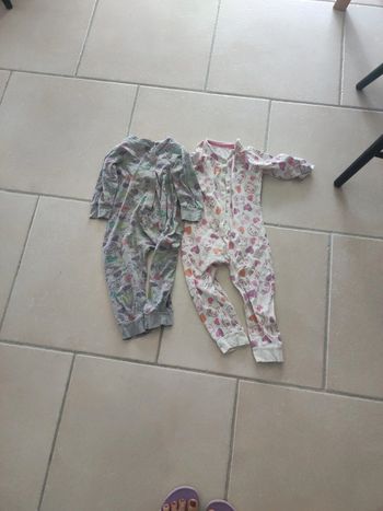 Lot 2 pyjamas légers combi