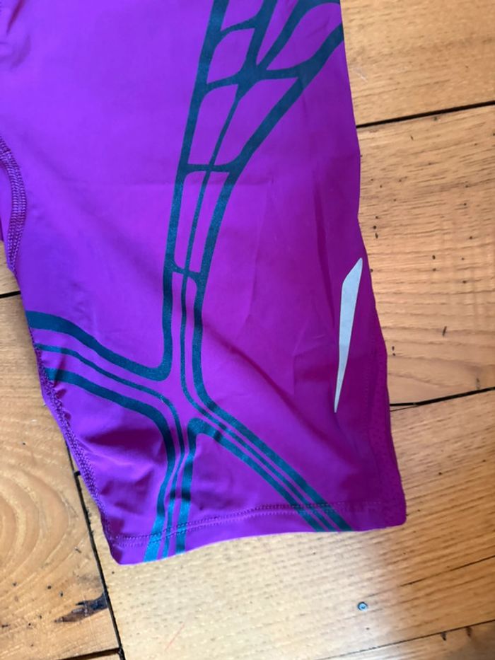 Short de vélo violet en très bon état kalenji taille 38 - photo numéro 3