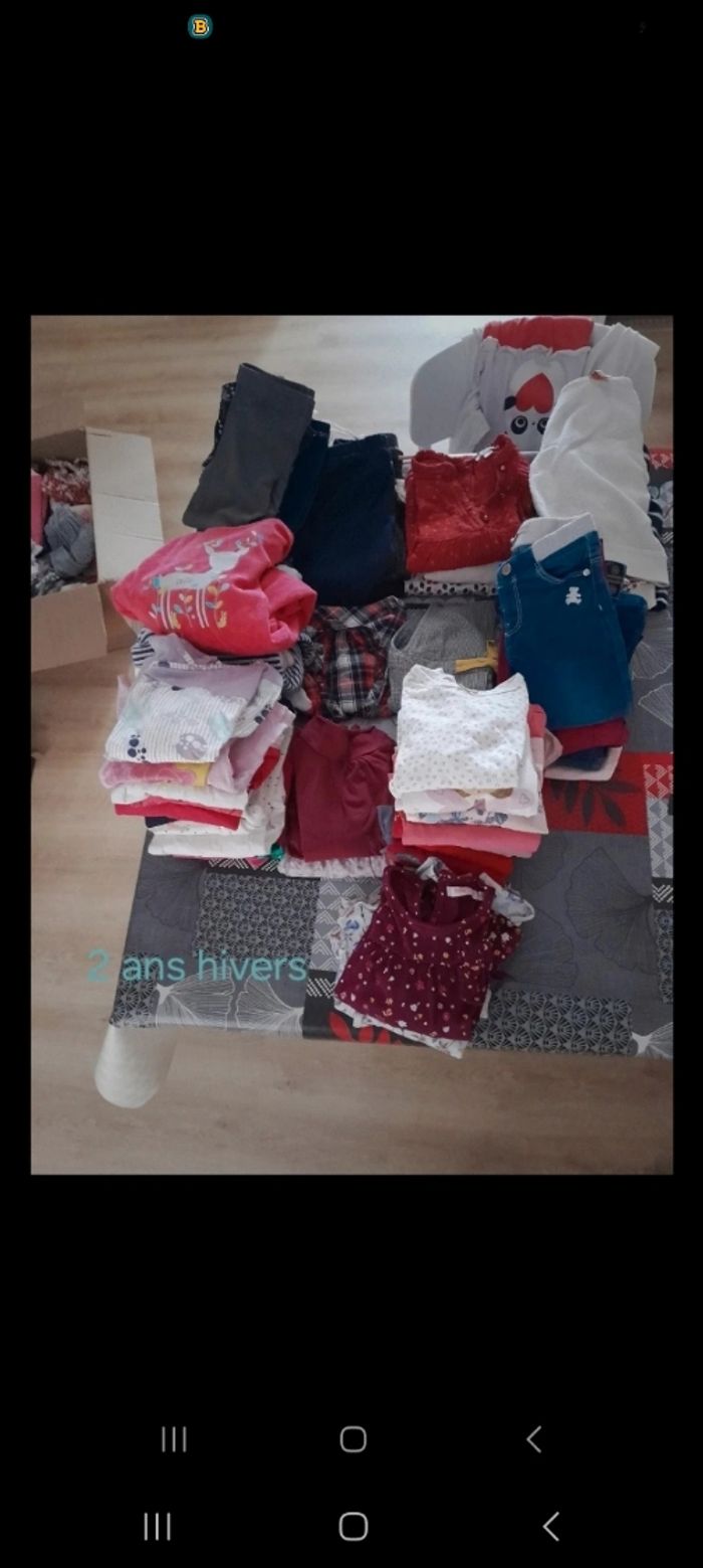 Lot de vêtements fille hivers