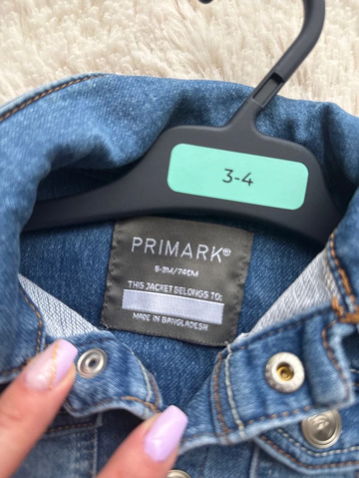 Veste en jeans Happy 6 9 mois - photo numéro 3