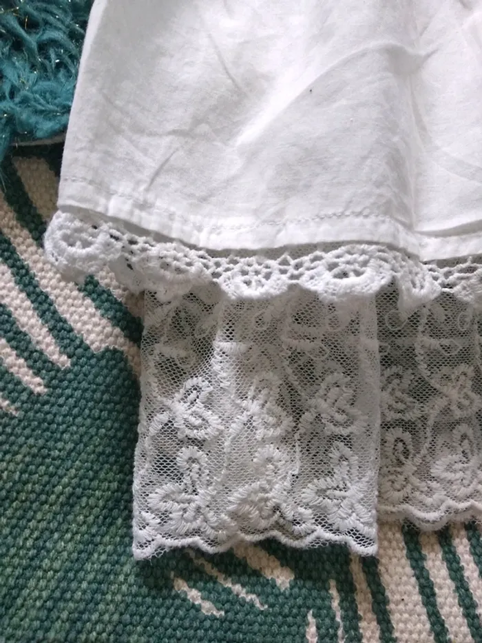 Tunique blanche dentelle - photo numéro 7