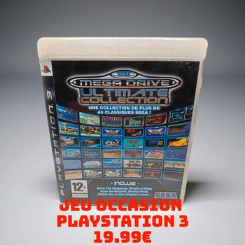 Jeux Playstation 3 Sega méga Drive ultimate collection