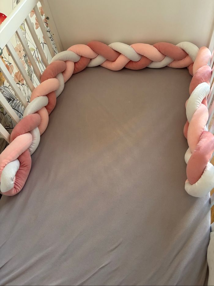 Tour de lit tressé 200 cm bébé