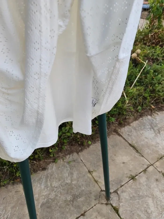 Robe blanc crème Jennyfer taille L - photo numéro 4