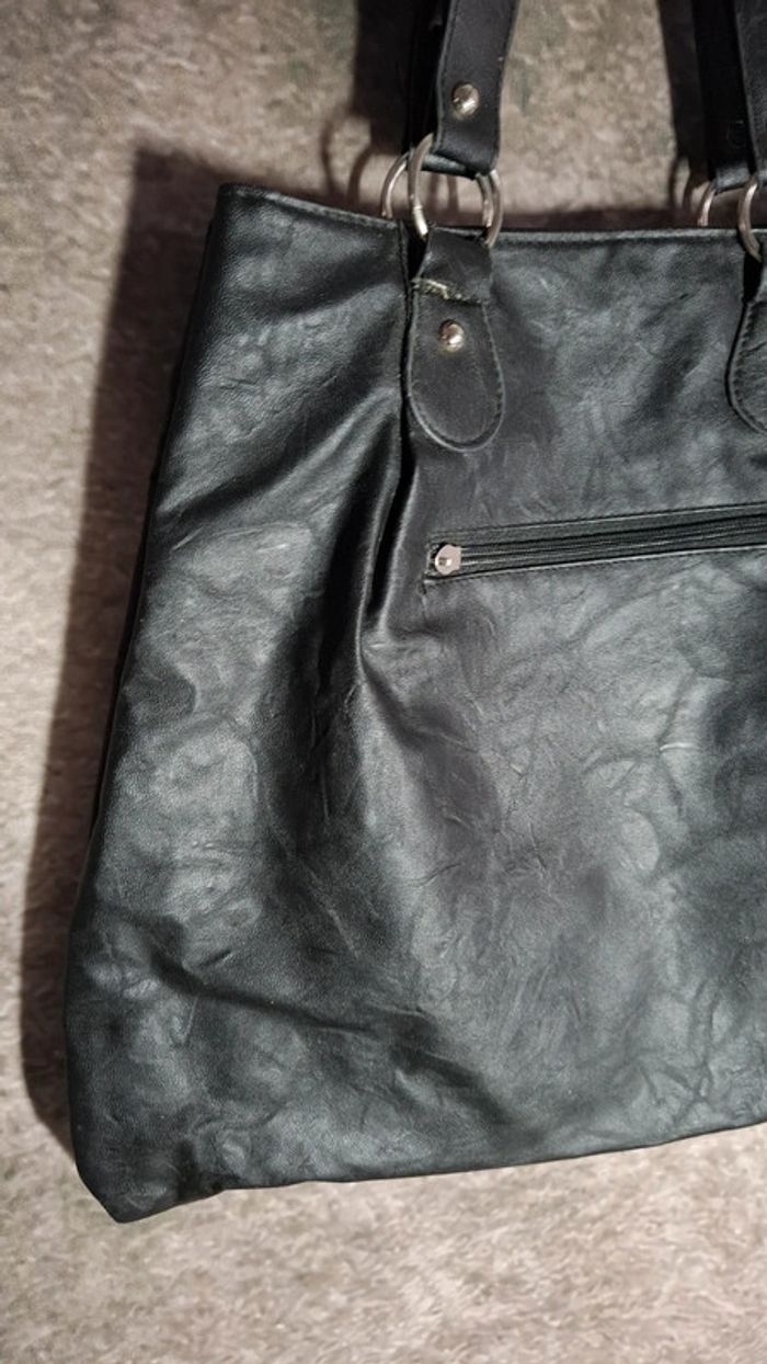 Sac effet froissé noir - photo numéro 6