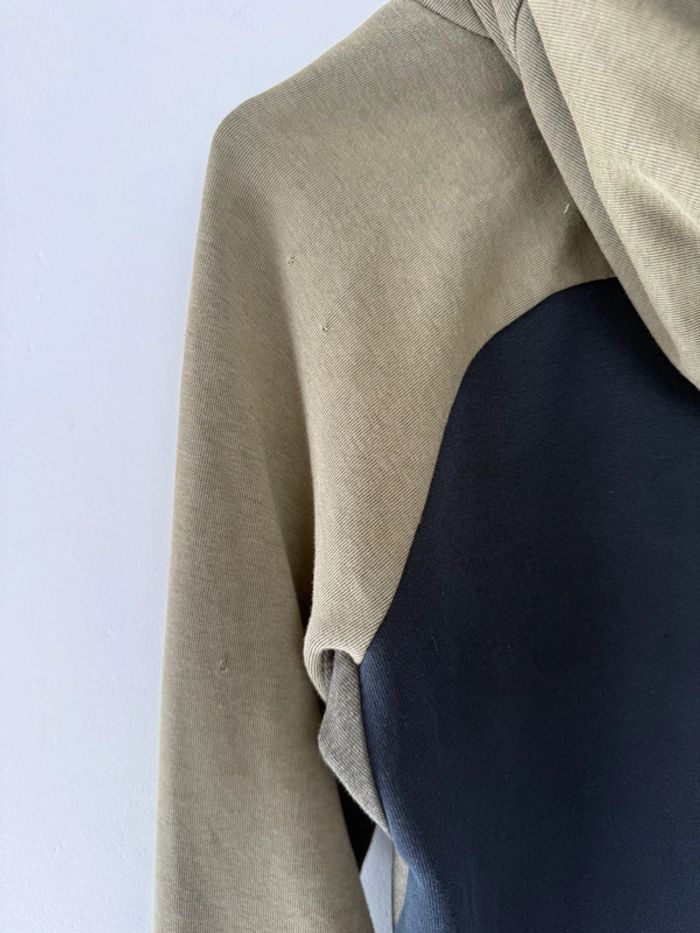 Sweat à capuche zippé Nike techn kaki et noir garçon 12-13 ans - photo numéro 7