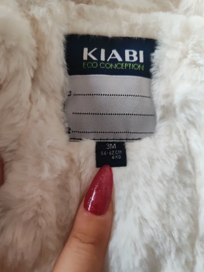 Manteau kiabi 3mois fille - photo numéro 2