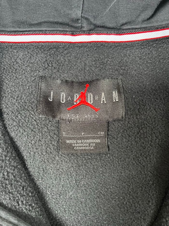 Hoodie Jordan zippé noir - photo numéro 5