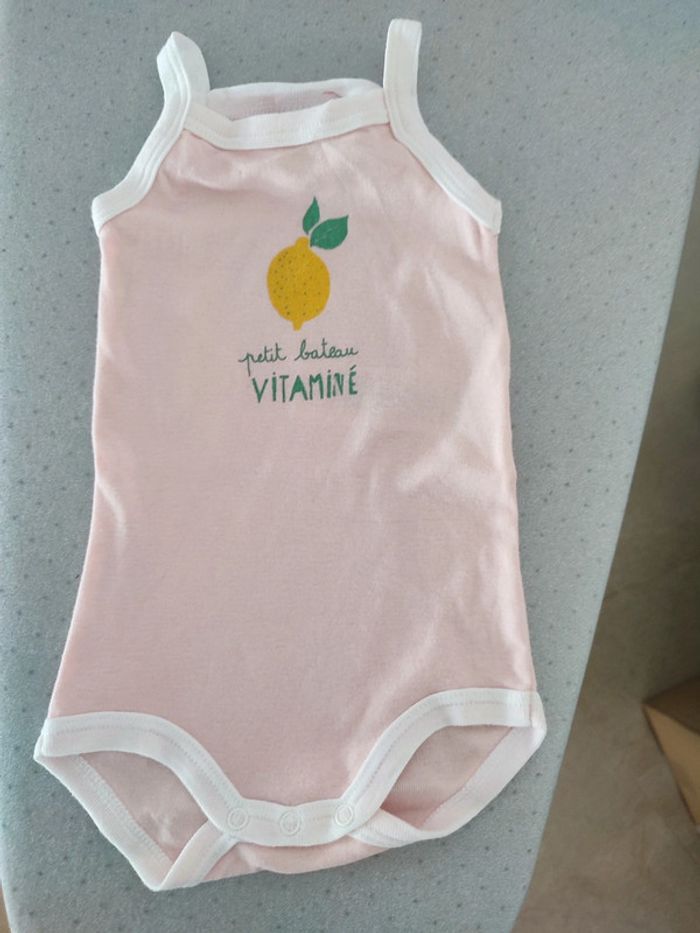 Lot de 3 bodies sans manches 3 mois petit bateau - photo numéro 7