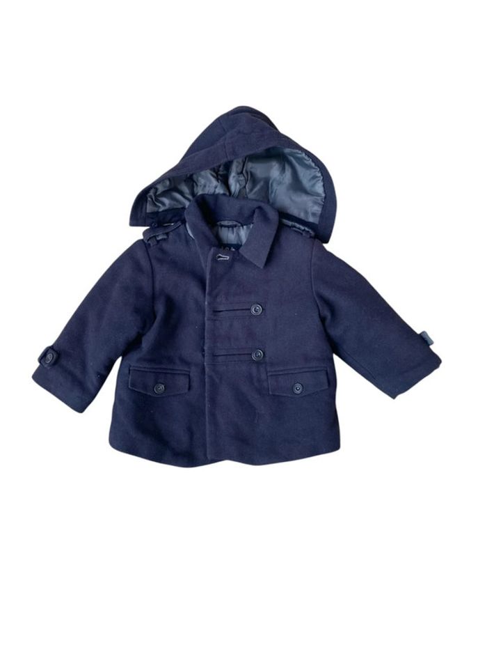 Manteau caban bleu marine Jacadi 18 mois