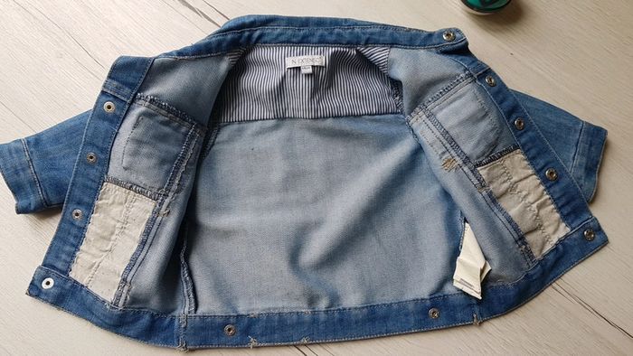 Veste en jean in extenso garçon 6mois - photo numéro 5