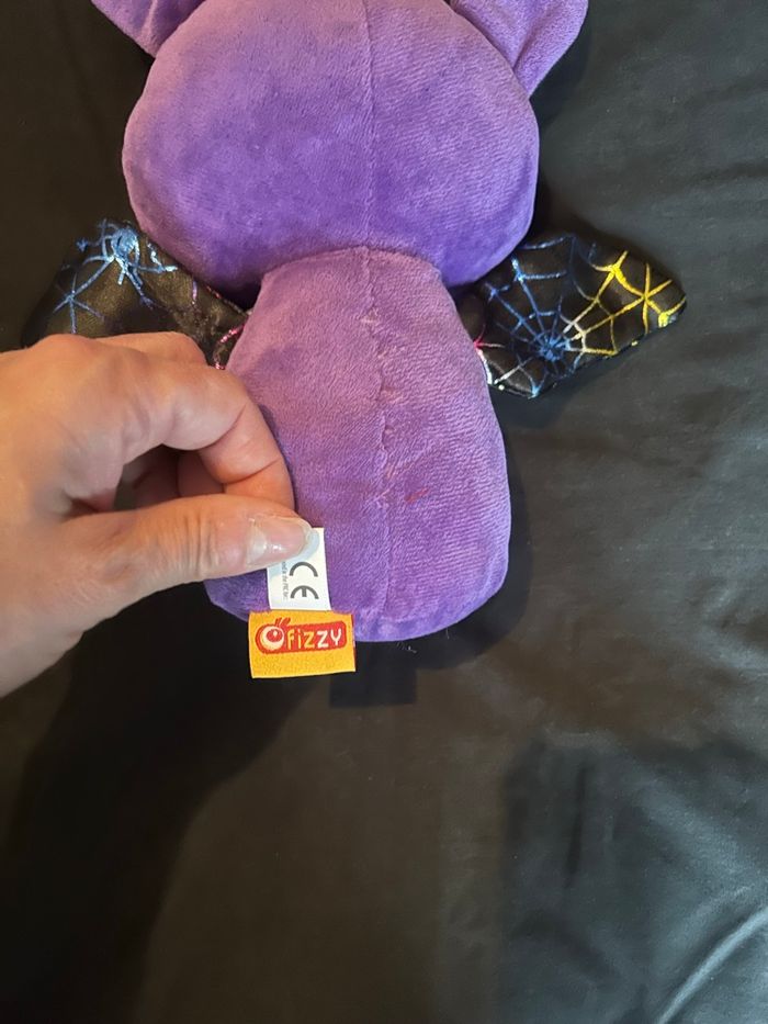 Peluche chauve souris rigolote Halloween - photo numéro 2