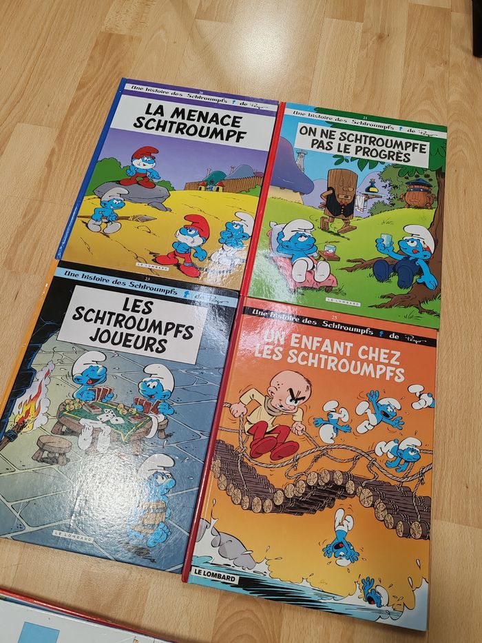 Lot de 24 BD Schtroumpfs / Collection BD Schtroumpfs - photo numéro 5