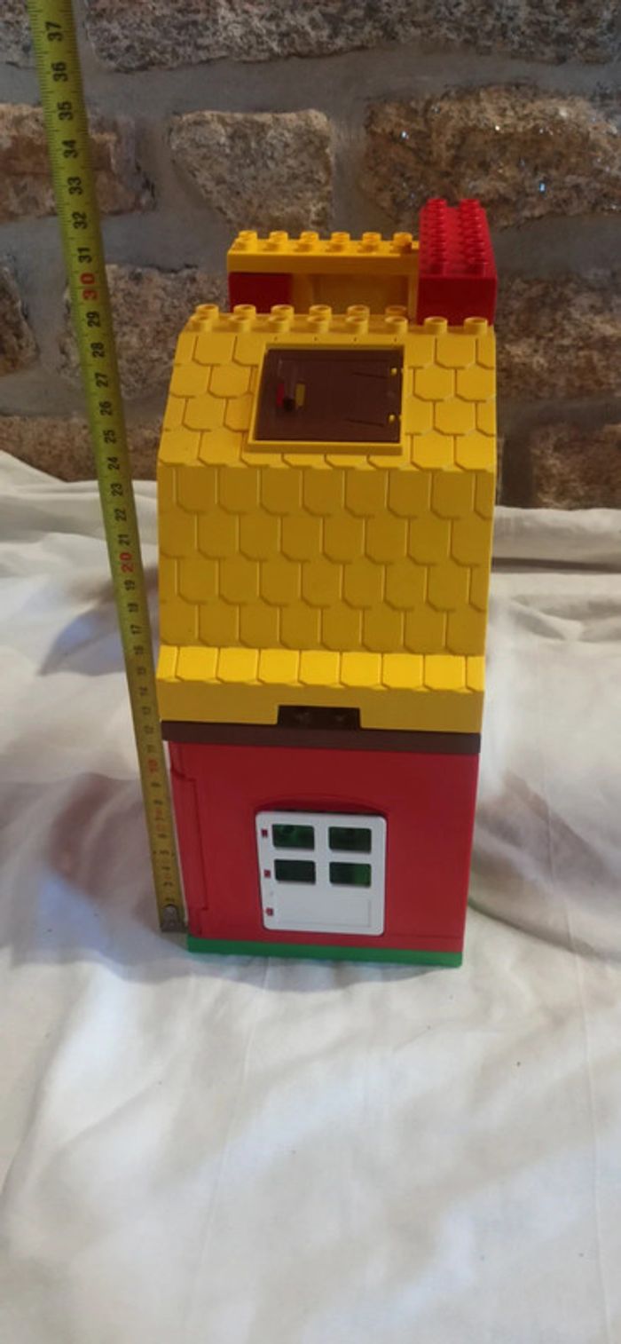 Bâtiment de Ferme avec homme fermier mouton et cochon lego duplo - photo numéro 14