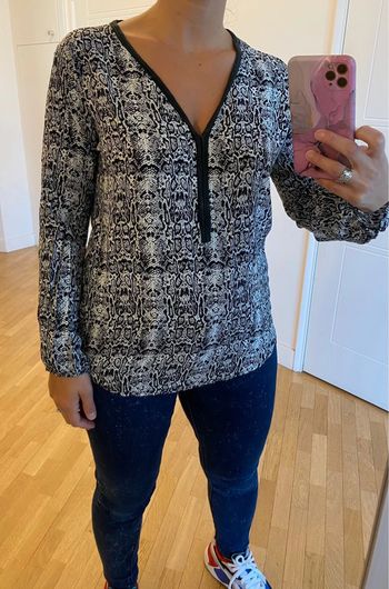Blouse imprimé reptile Gold & Silver taille 1