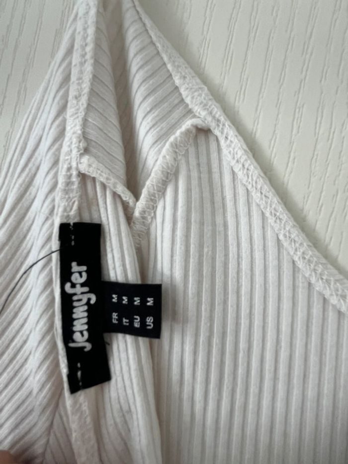 Top blanc dos nu taille M - photo numéro 3