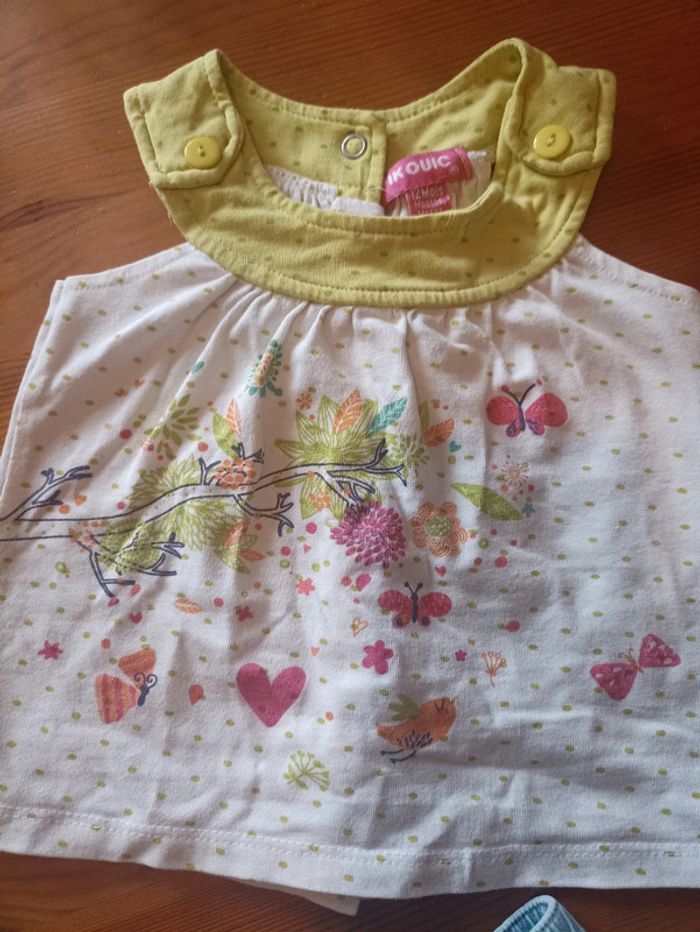 Ensemble short et top 12 mois - photo numéro 3