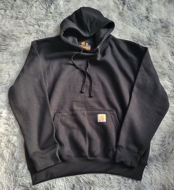 Sweat à Capuche Carhartt Rework [NEUF] – Doublé Thermique - Noir – Taille XL – Made in USA 