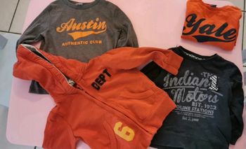 Lot tape à l'œil 2 ans sweat pull haut