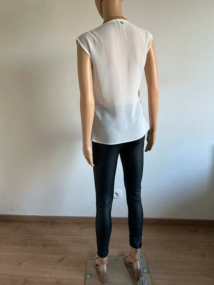 Blouse blanche sans manches Morgan taille 34 jamais portée - photo numéro 10