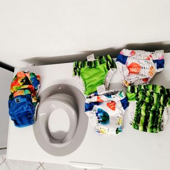 Culotte absorbante et rehausseur wc