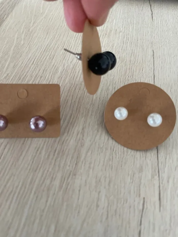Lot de paires de boucles d’oreilles - photo numéro 3
