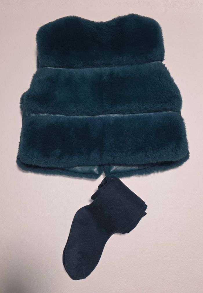 Gilet s/manches et collant - photo numéro 2