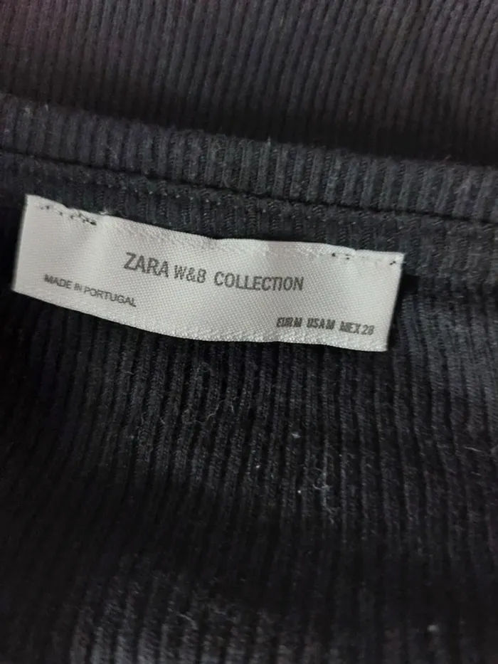 Tee-shirt effet loose manches courtes côtelé - photo numéro 4