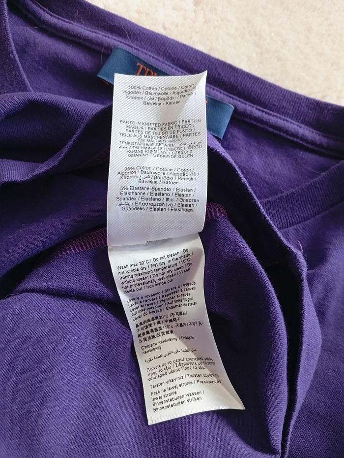 T-shirt violet pour femme 3638 - photo numéro 6