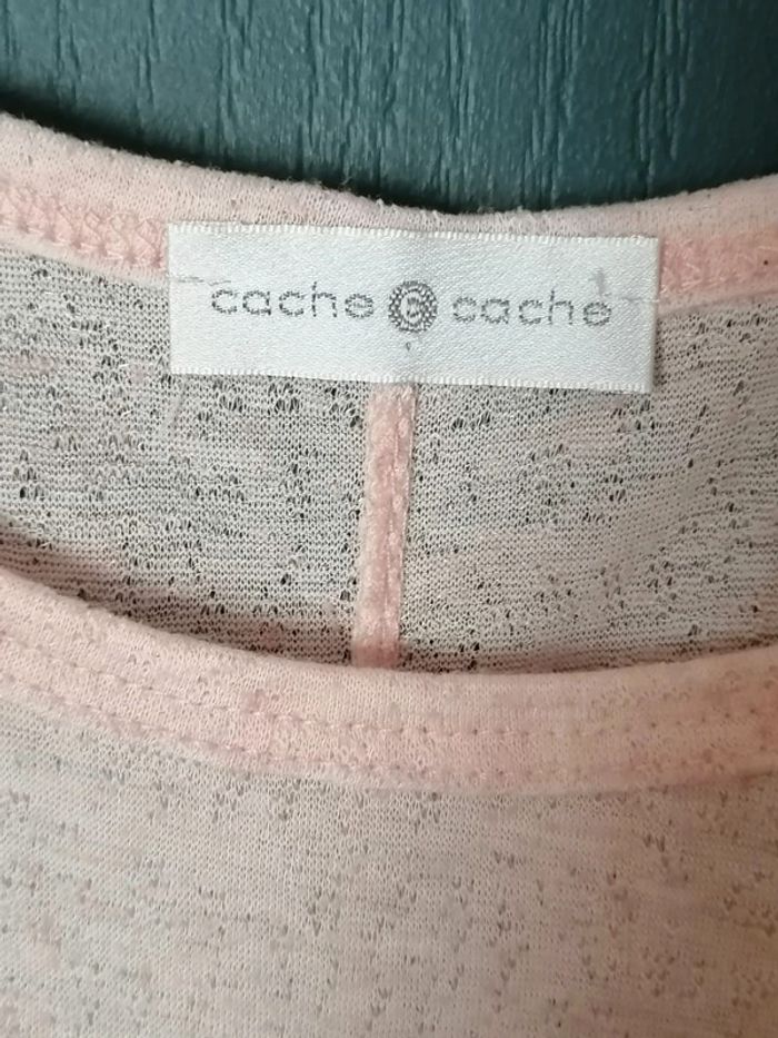 Tee-shirt Just Smile T1 Cache Cache - photo numéro 3