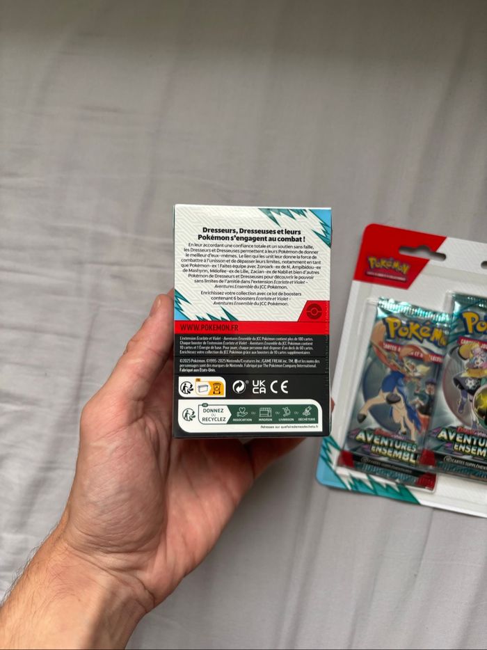 Lot Pokémon Bundle Tripack aventures ensemble ev9 - photo numéro 3